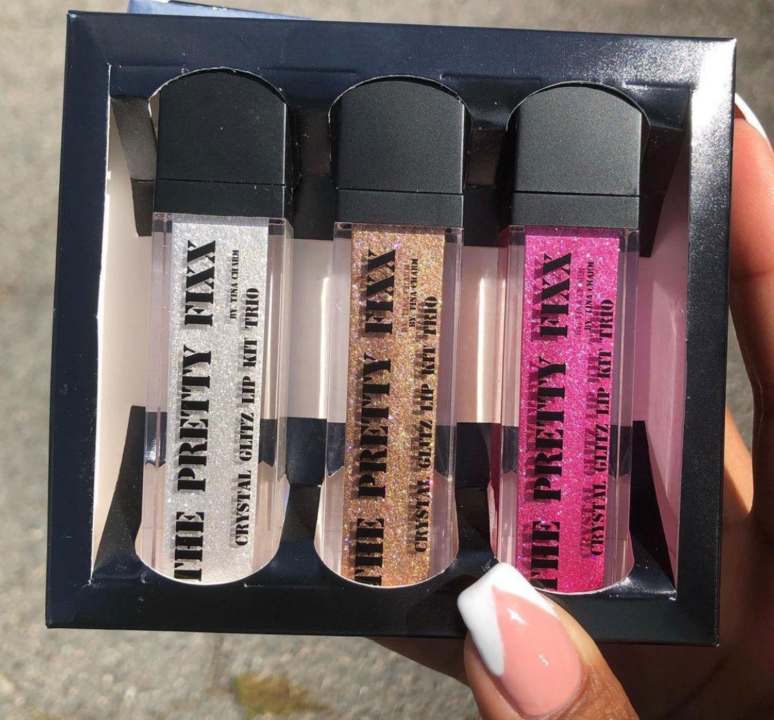 Pretty Fixx Crystal Glitz Lip-Kit Trio